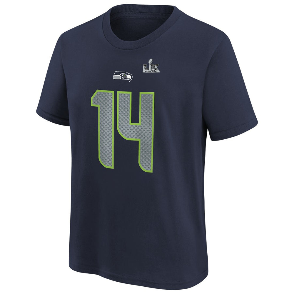 Sam Darnold Seattle Seahawks Youth Super Bowl LX Name & Number T-Shirt College Navy - Nike