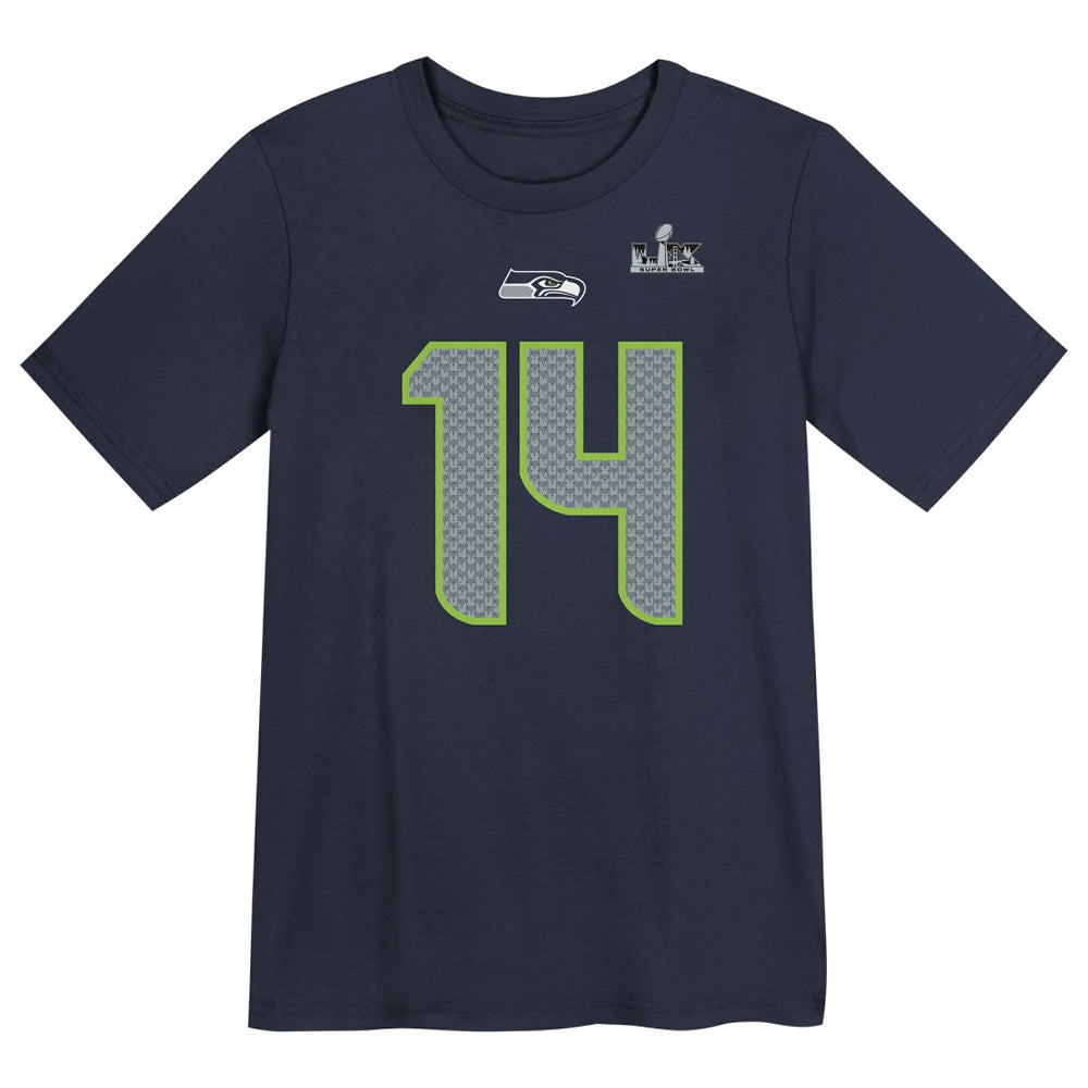 Sam Darnold Seattle Seahawks Preschool Super Bowl LX Name & Number T-Shirt College Navy - Nike