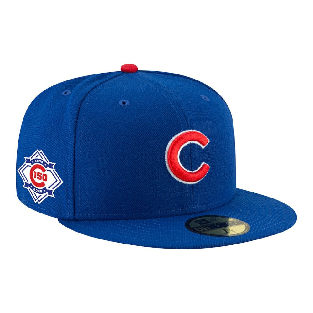 Chicago Cubs New Era 150th Anniversary 59FIFTY Fitted Hat Clearance
