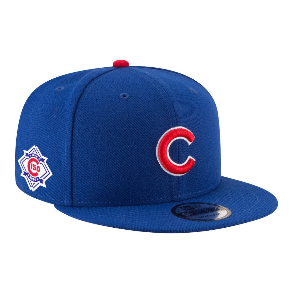 Chicago Cubs New Era 150th Anniversary 9FIFTY Snapback Hat Clearance