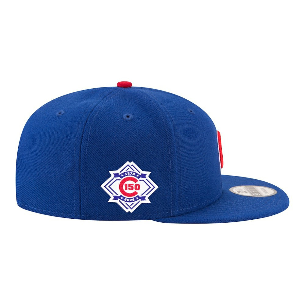 Chicago Cubs New Era 150th Anniversary 9FIFTY Snapback Hat Clearance