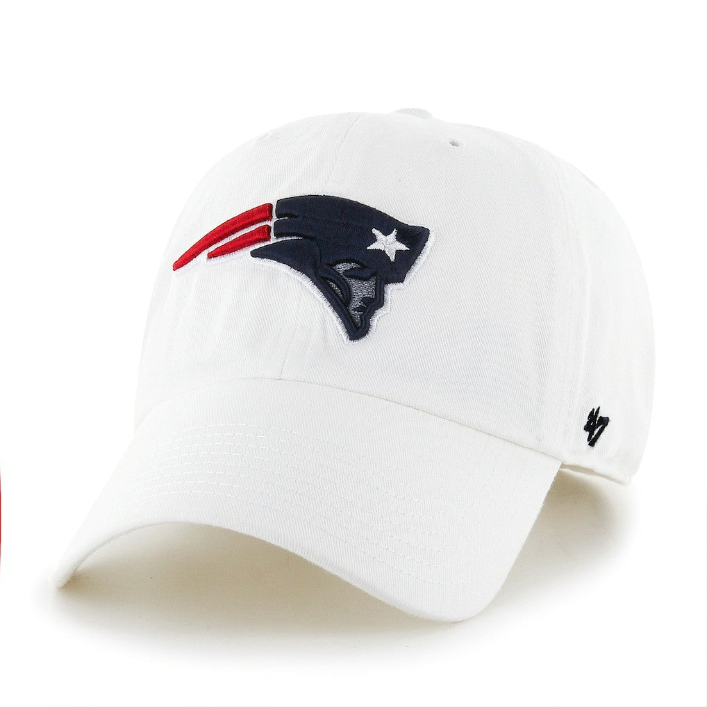 New England Patriots '47 Preschool Clean Up Adjustable Hat White - 47 brand