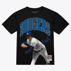 Fernando Valenzuela Los Angeles Dodgers Mitchell & Ness Photo Arch Player Graphic T-Shirt Sale