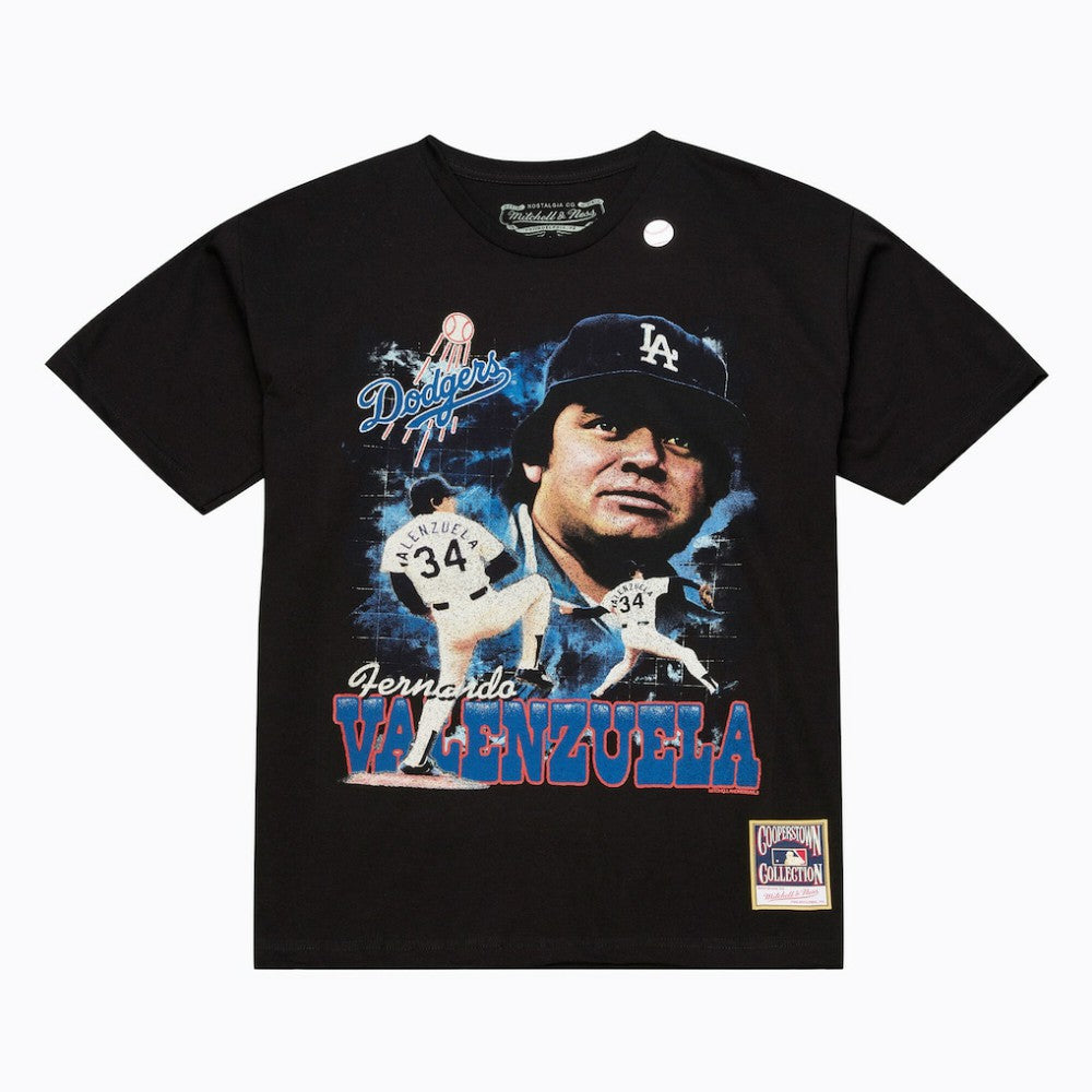 Fernando Valenzuela Los Angeles Dodgers Mitchell & Ness Legendary Collage Player T-Shirt discount