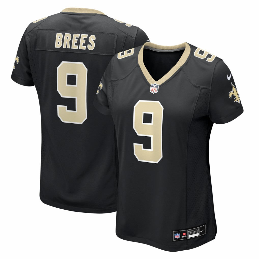 Drew Brees New Orleans Saints Women's Team Game Jersey Black - Nike