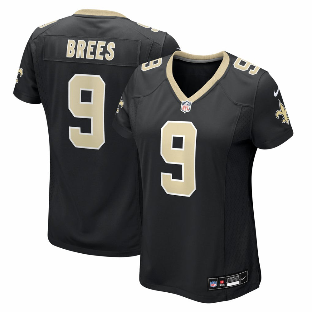 Drew Brees New Orleans Saints Women's Team Game Jersey Black - Nike