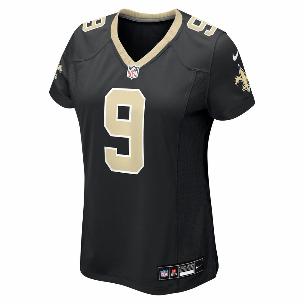Drew Brees New Orleans Saints Women's Team Game Jersey Black - Nike