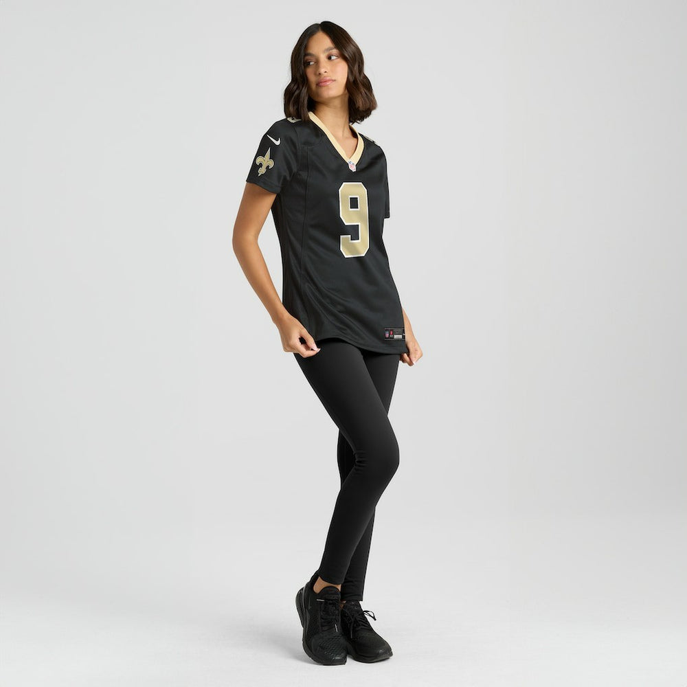 Drew Brees New Orleans Saints Women's Team Game Jersey Black - Nike