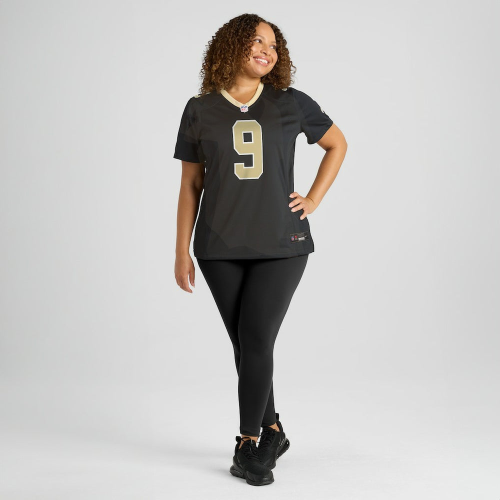Drew Brees New Orleans Saints Women's Team Game Jersey Black - Nike