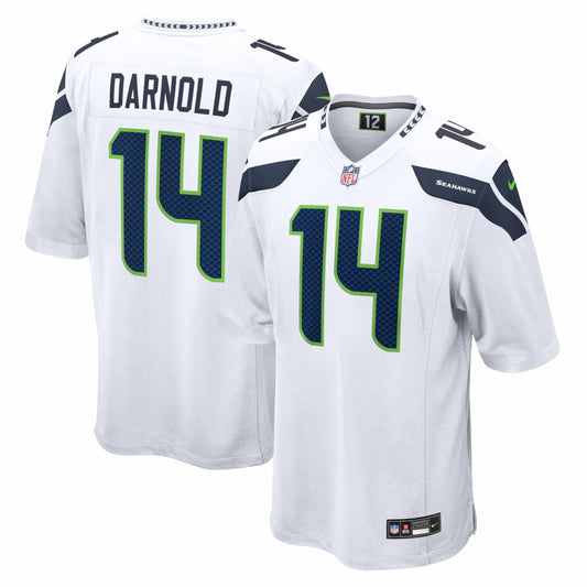 Sam Darnold Seattle Seahawks Game Jersey - White | NFL Jerseys