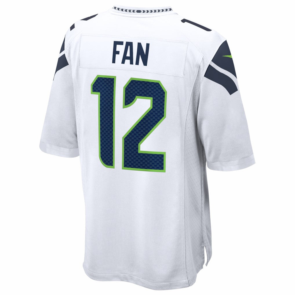 12s Seattle Seahawks Game Jersey - White | NFL Jerseys
