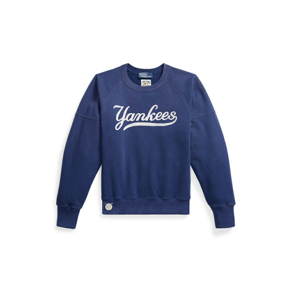Yankees Polo Ralph Lauren Women's Vintage Knit Sweatshirt discount