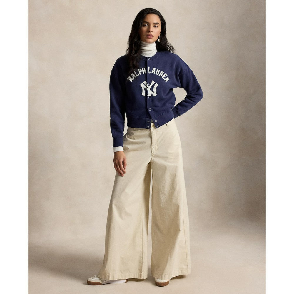 Yankees Polo Ralph Lauren Women's Seasonal Knit Full-Snap Cardigan Online