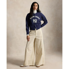 Yankees Polo Ralph Lauren Women's Seasonal Knit Full-Snap Cardigan Online