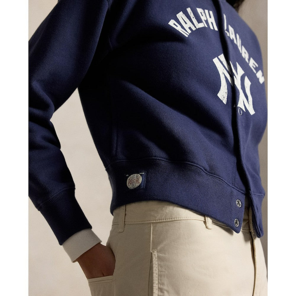 Yankees Polo Ralph Lauren Women's Seasonal Knit Full-Snap Cardigan Online
