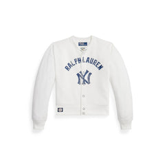 Yankees Polo Ralph Lauren Women's Seasonal Knit Full-Snap Cardigan Near Me