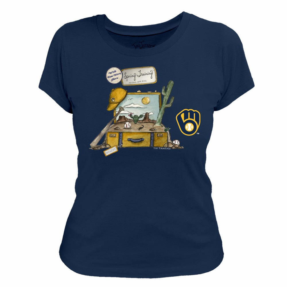 Milwaukee Brewers Tiny Turnip Women's 2026 Spring Training T-Shirt Sale