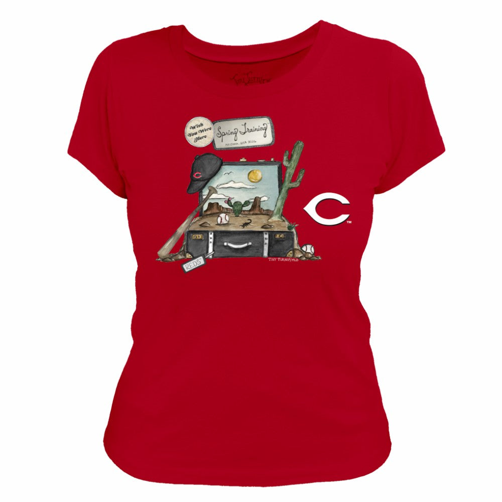 Cincinnati Reds Tiny Turnip Women's 2026 Spring Training T-Shirt Near Me