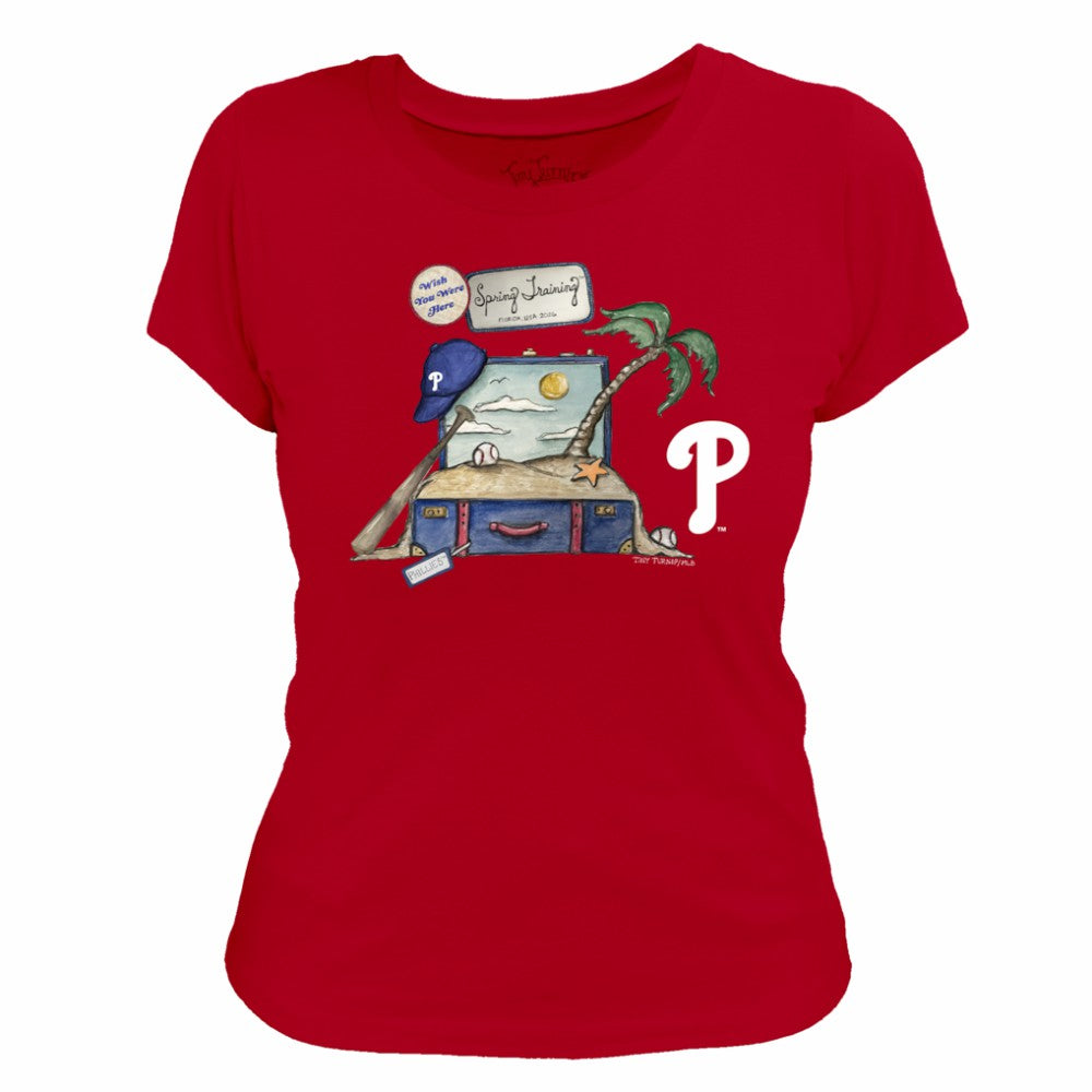 Philadelphia Phillies Tiny Turnip Women's 2026 Spring Training T-Shirt Clearance