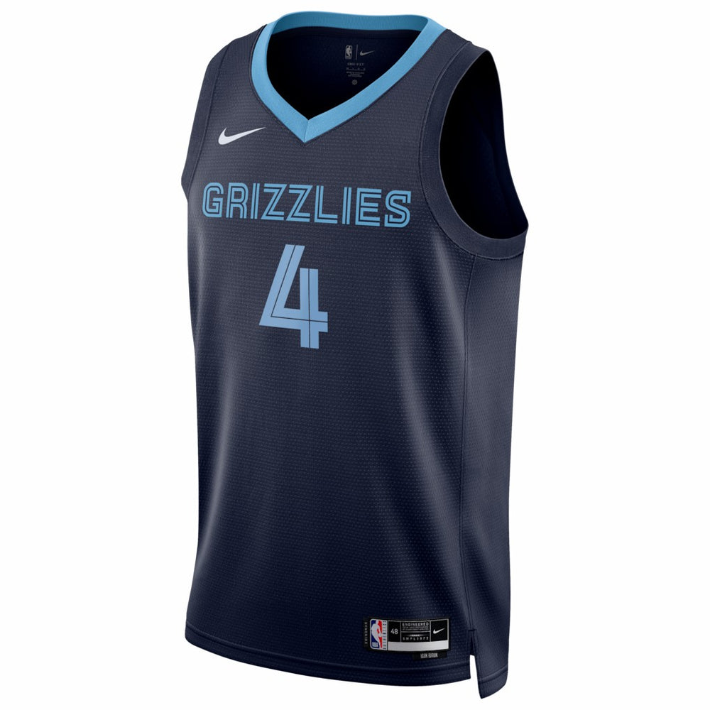 Nike - Walter Clayton Jr. Memphis Grizzlies Unisex Swingman Jersey - Icon Edition - Navy