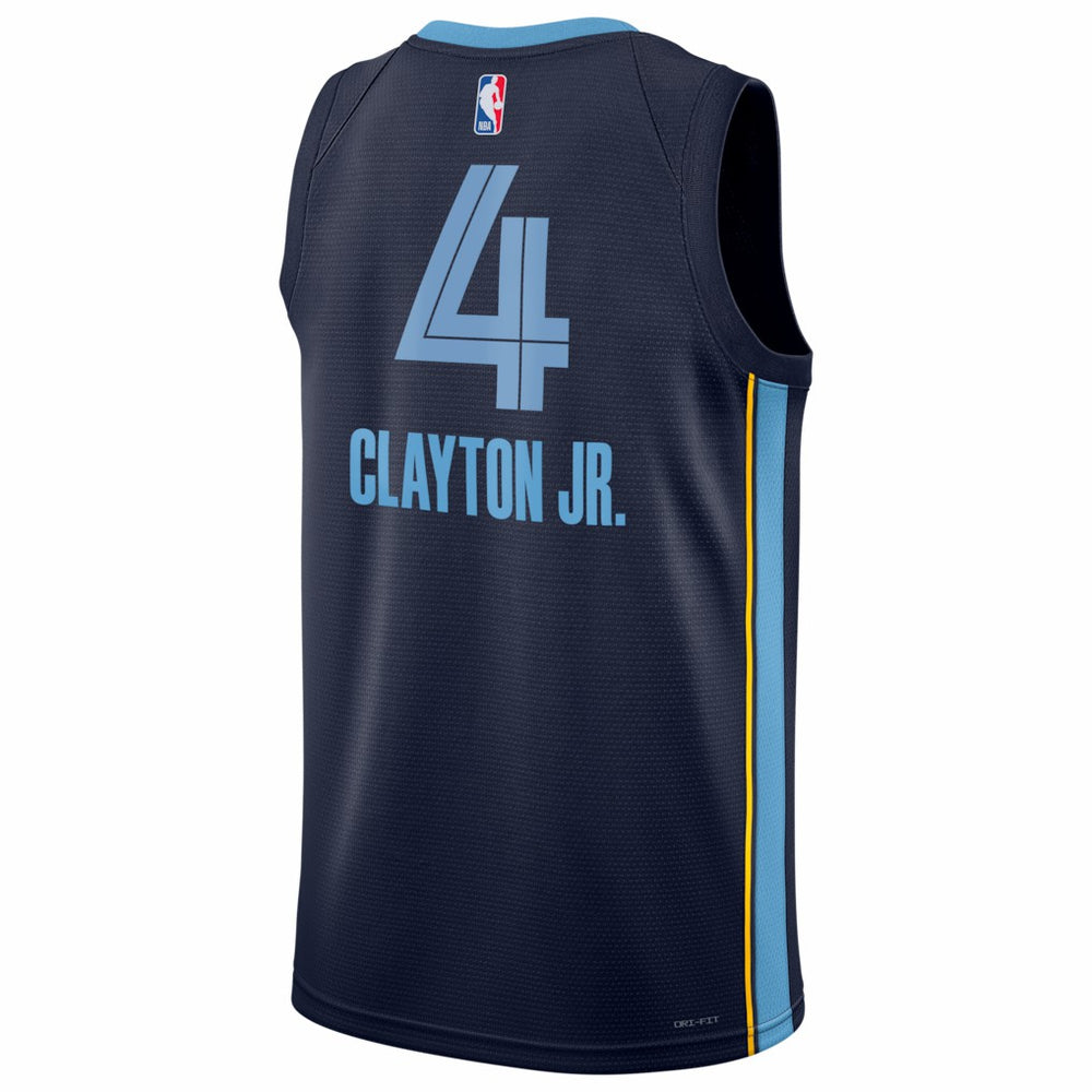Nike - Walter Clayton Jr. Memphis Grizzlies Unisex Swingman Jersey - Icon Edition - Navy