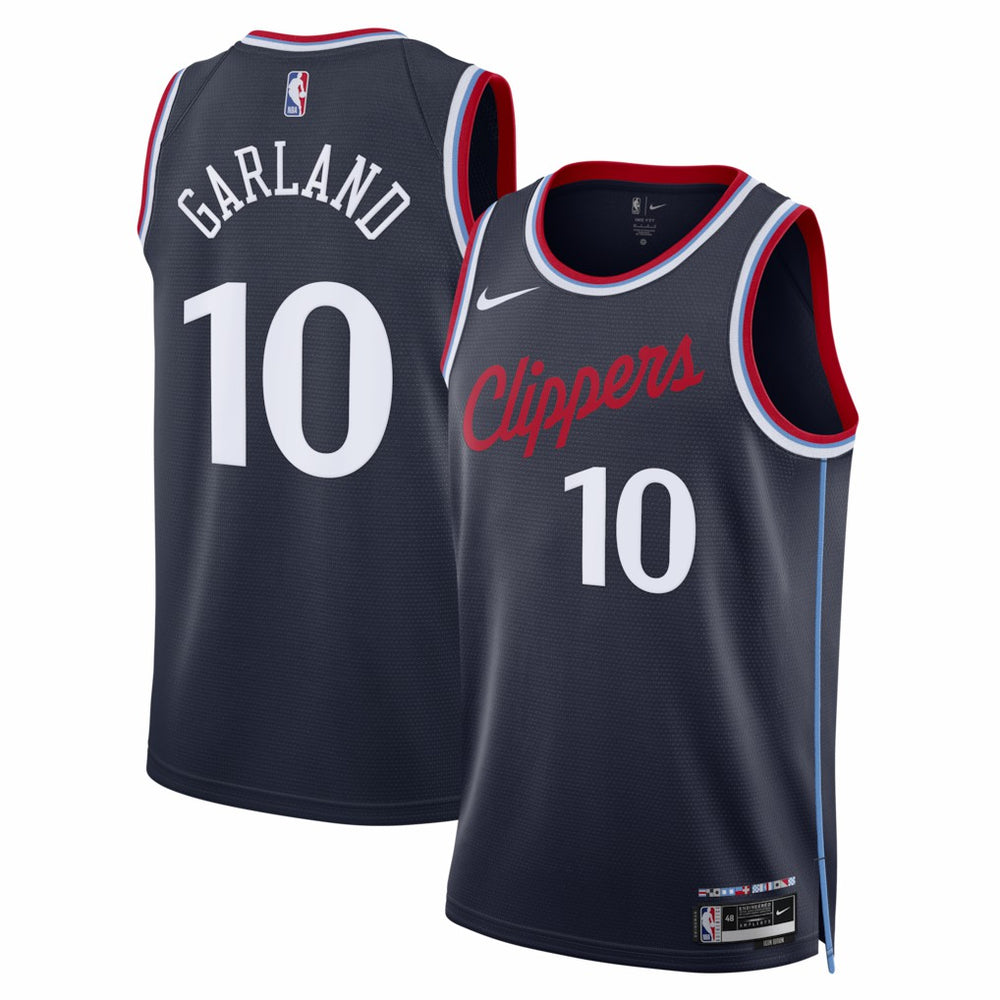Nike - Darius Garland LA Clippers Unisex Swingman Jersey - Icon Edition - Navy