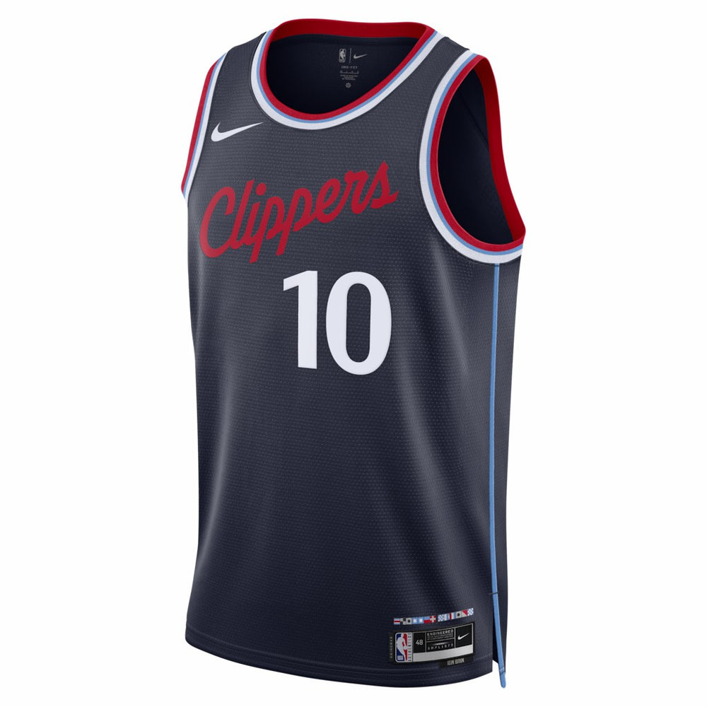 Nike - Darius Garland LA Clippers Unisex Swingman Jersey - Icon Edition - Navy