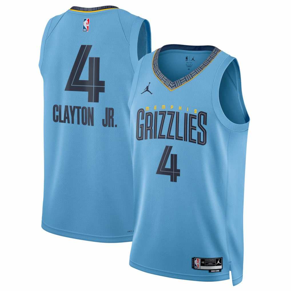 Walter Clayton Jr. Memphis Grizzlies Jordan Brand Unisex Swingman Jersey - Statement Edition - Light Blue shop | NBA Jerseys