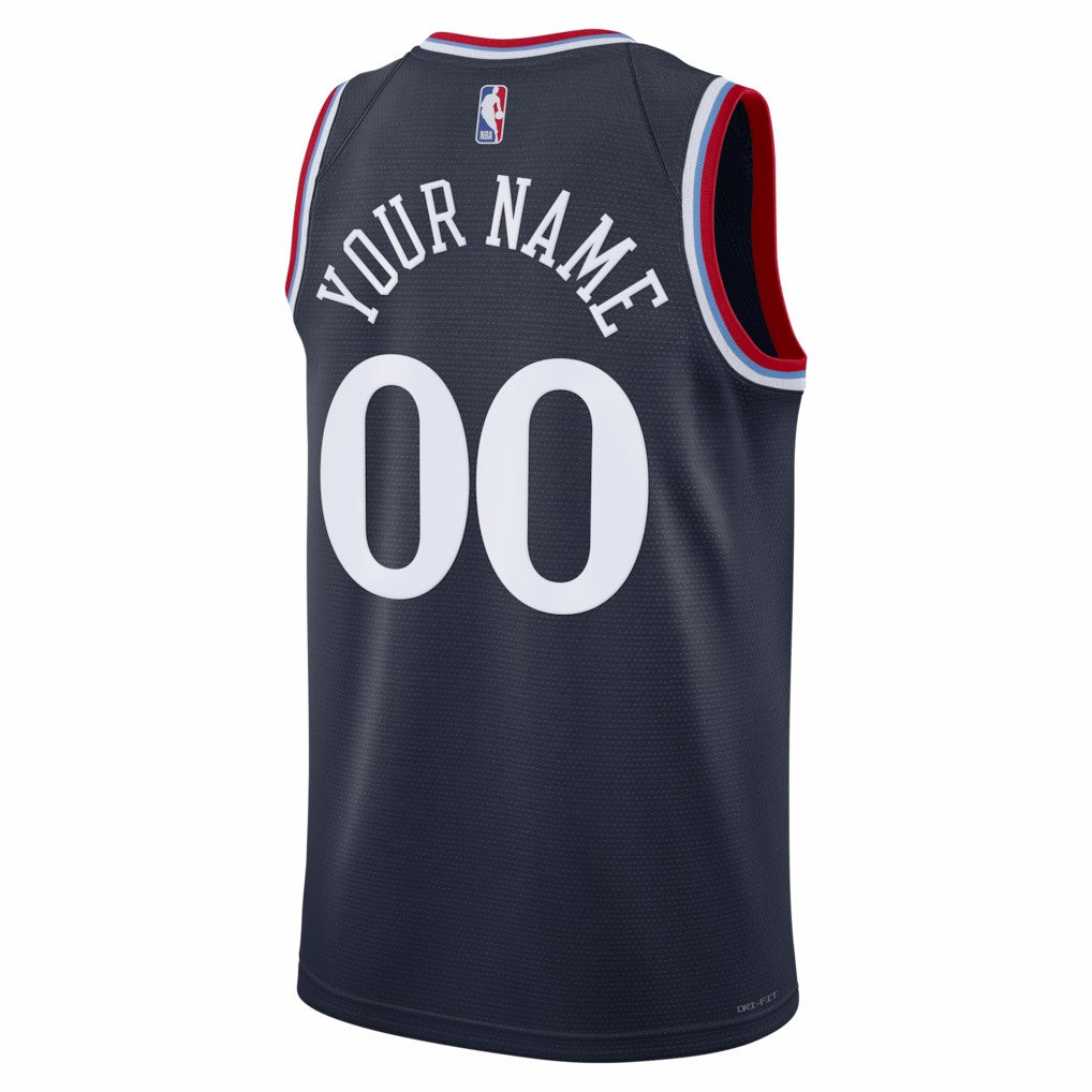 Nike - LA Clippers Unisex Swingman Custom Jersey - Icon Edition - Navy