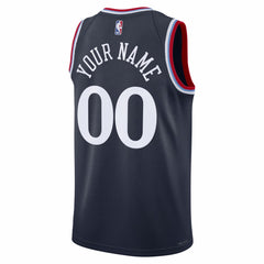 Nike - LA Clippers Unisex Swingman Custom Jersey - Icon Edition - Navy