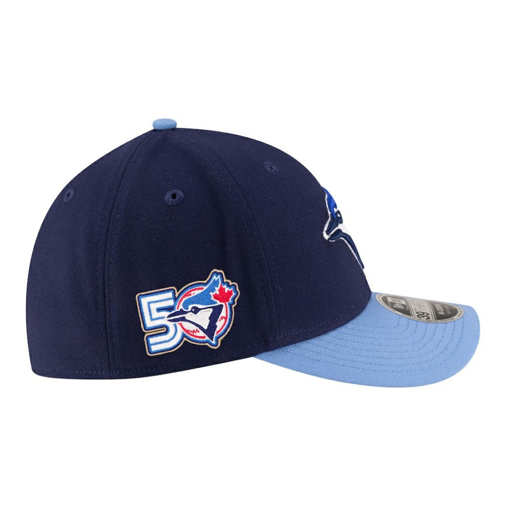 Toronto Blue Jays New Era 50th Season Player Replica 39THIRTY Flex Hat Lifestyle