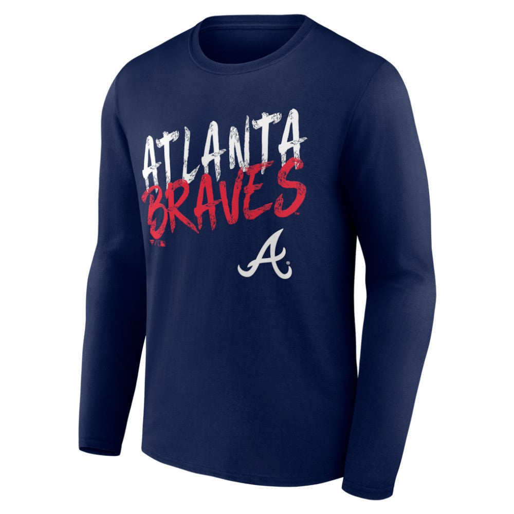 Atlanta Braves  Hustle Personalized Name & Number Long Sleeve T-Shirt Online
