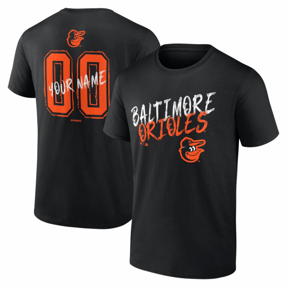 Baltimore Orioles  Hustle Personalized Name & Number T-Shirt Online