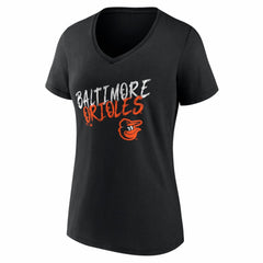 Baltimore Orioles Women's Hustle Personalized Name & Number V-Neck T-Shirt Lifestyle