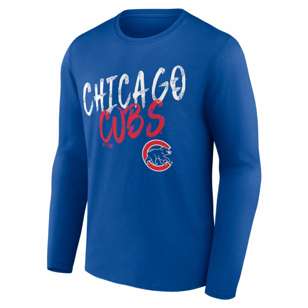 Chicago Cubs  Hustle Personalized Name & Number Long Sleeve T-Shirt Near Me