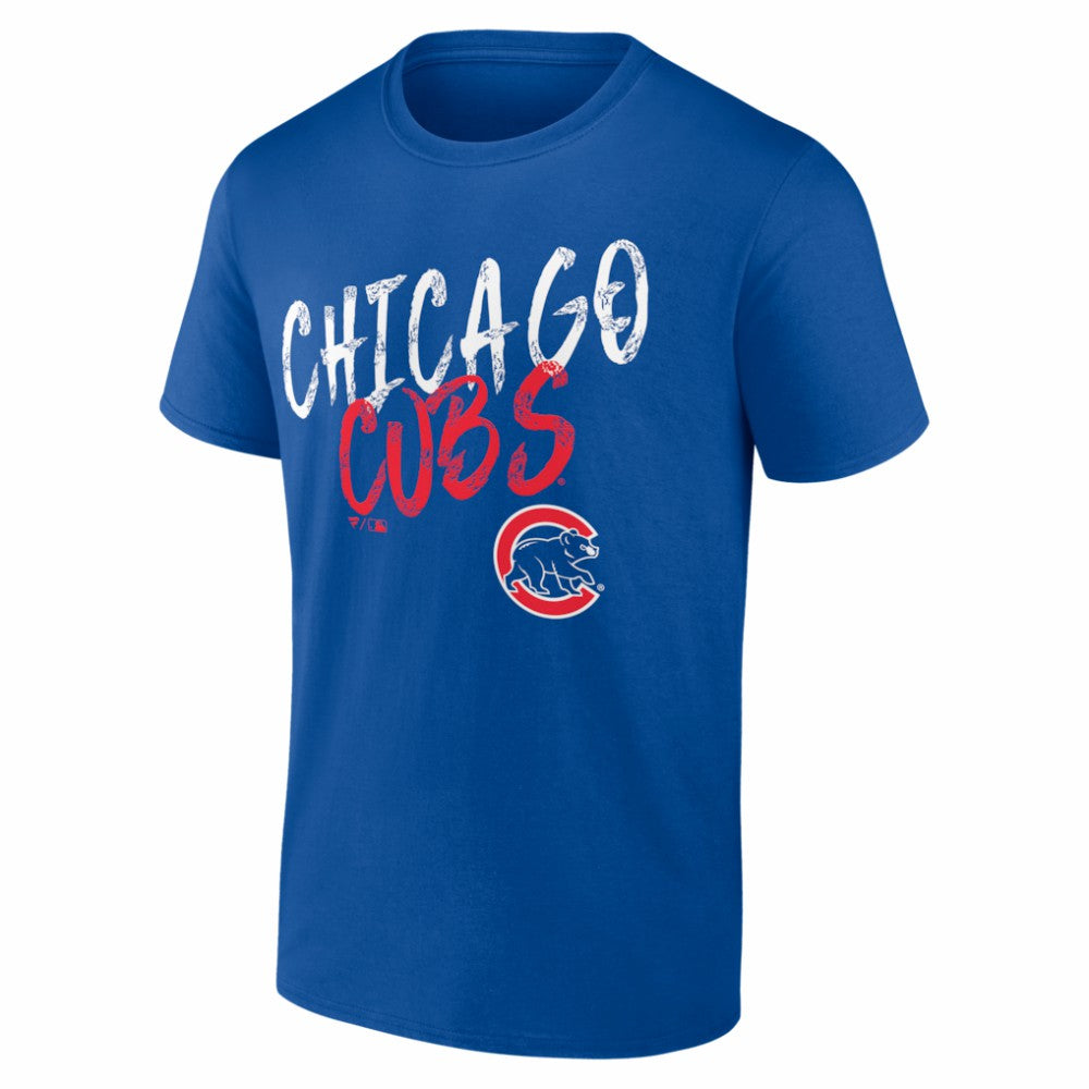 Chicago Cubs  Hustle Personalized Name & Number T-Shirt Lifestyle