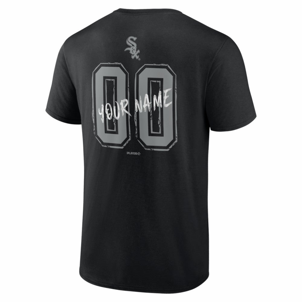 Chicago White Sox  Hustle Personalized Name & Number T-Shirt Lifestyle