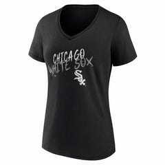 Chicago White Sox Women's Hustle Personalized Name & Number V-Neck T-Shirt Lifestyle