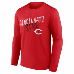 Cincinnati Reds  Hustle Personalized Name & Number Long Sleeve T-Shirt discount