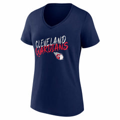 Cleveland Guardians Women's Hustle Personalized Name & Number V-Neck T-Shirt discount