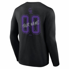 Colorado Rockies  Hustle Personalized Name & Number Long Sleeve T-Shirt Online