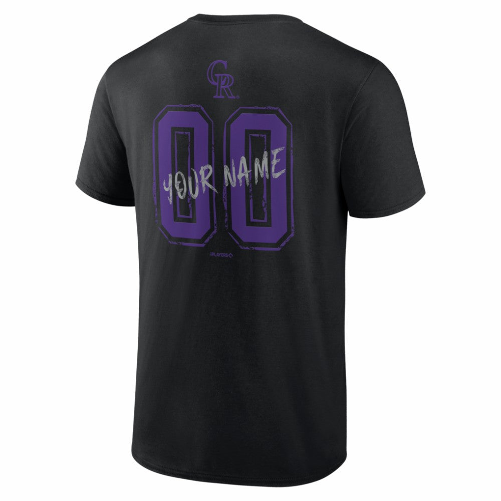 Colorado Rockies  Hustle Personalized Name & Number T-Shirt Clearance