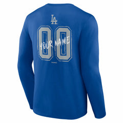 Los Angeles Dodgers  Hustle Personalized Name & Number Long Sleeve T-Shirt for sale