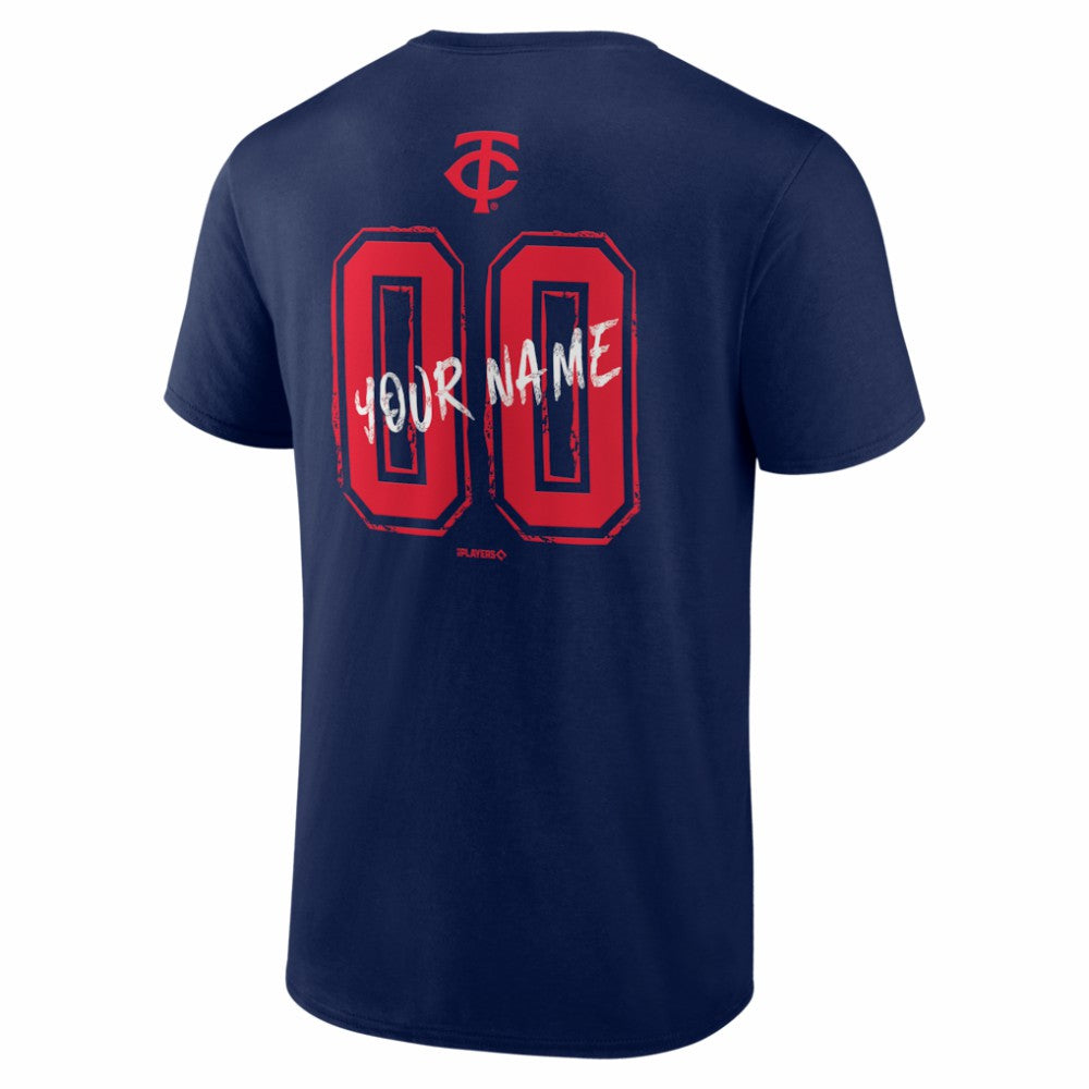 Minnesota Twins  Hustle Personalized Name & Number T-Shirt Near Me