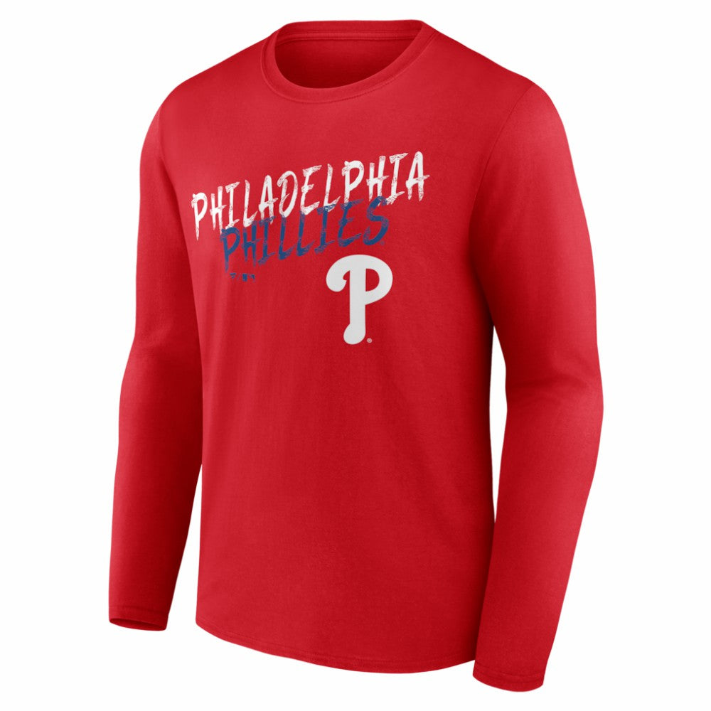 Philadelphia Phillies  Hustle Personalized Name & Number Long Sleeve T-Shirt discount