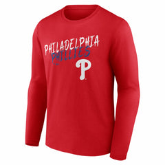 Philadelphia Phillies  Hustle Personalized Name & Number Long Sleeve T-Shirt discount