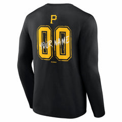 Pittsburgh Pirates  Hustle Personalized Name & Number Long Sleeve T-Shirt Clearance
