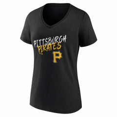 Pittsburgh Pirates Women's Hustle Personalized Name & Number V-Neck T-Shirt Online