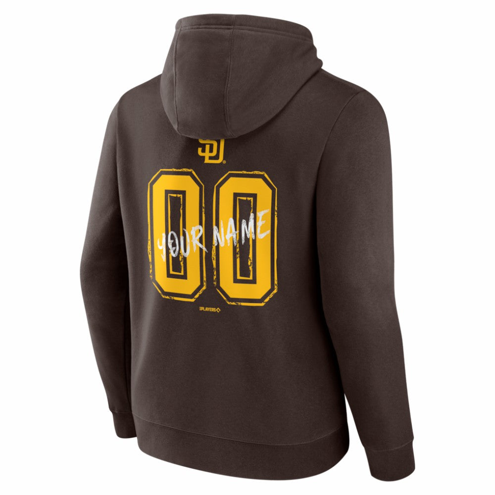 San Diego Padres  Hustle Personalized Name & Number Hoodie Sale