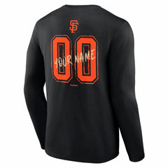San Francisco Giants  Hustle Personalized Name & Number Long Sleeve T-Shirt for sale